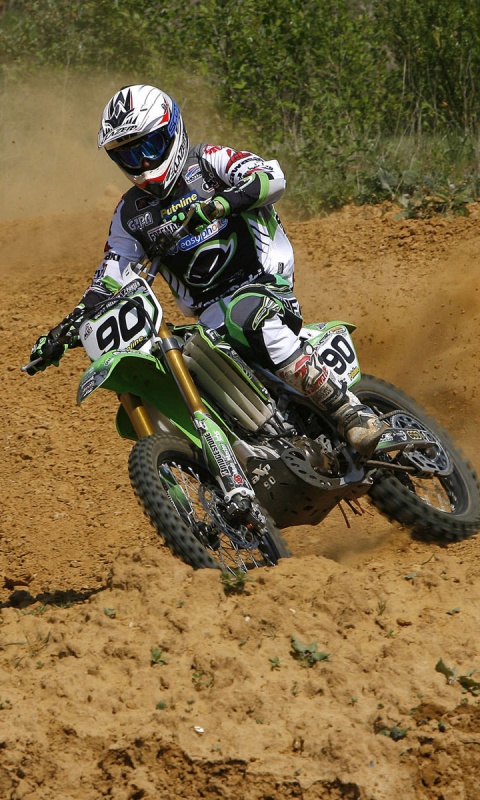 На мототреке обои