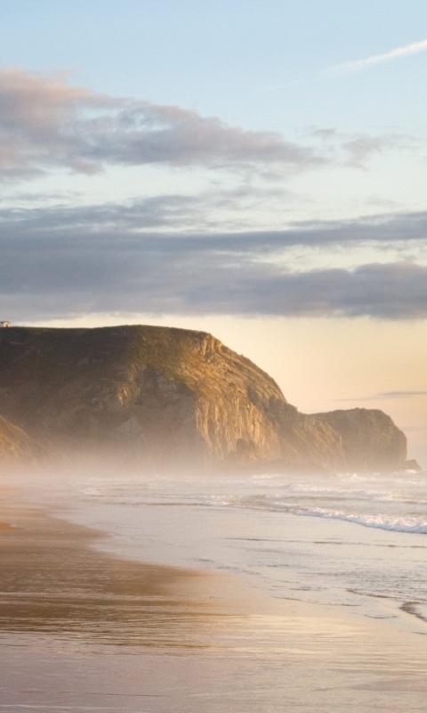 Горы уходящие в море обои