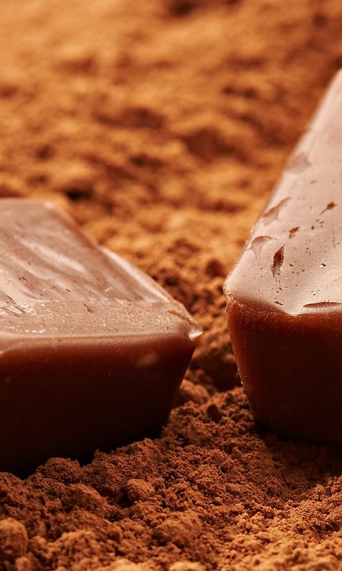 Ириски в какао обои