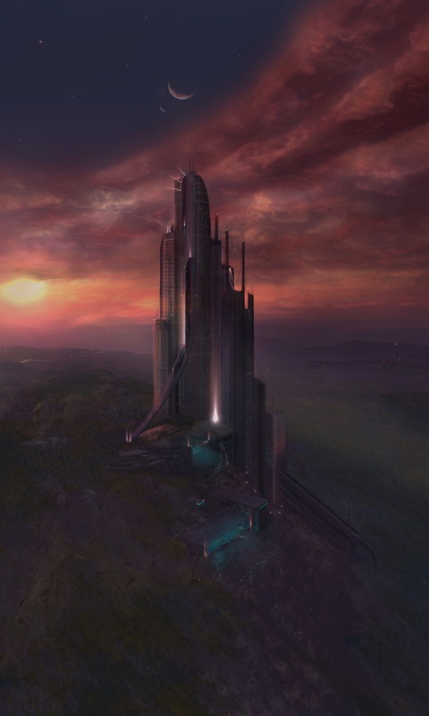 Города будущего обои