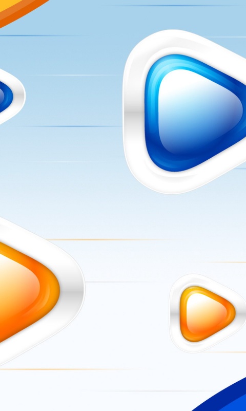 Разноцветный кнопки Play обои