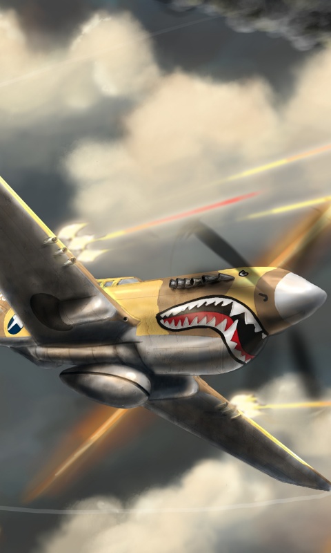 Истребитель акула обои