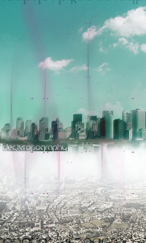 Летающий город обои