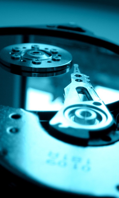 Разобранный жесткий диск обои