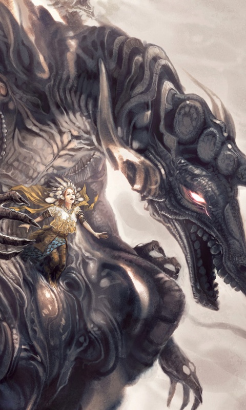 Демон похищающий девушку обои