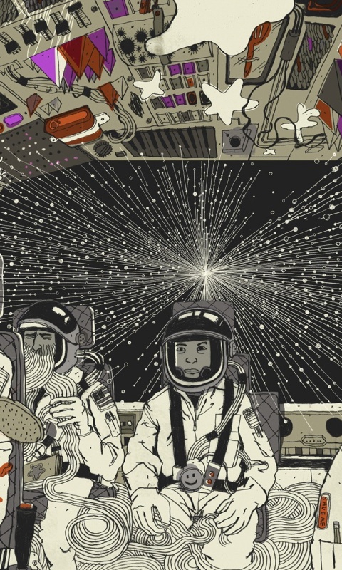 Упоротые космонавты обои