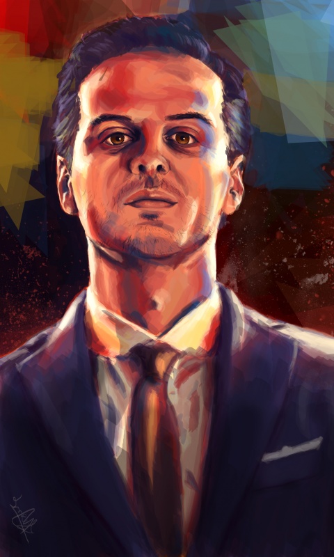 Портрет Джима Мориарти обои