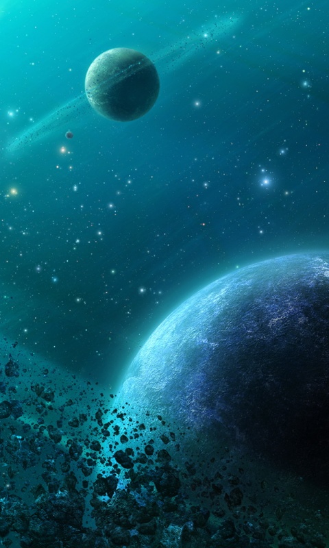 Пояс астероидов обои