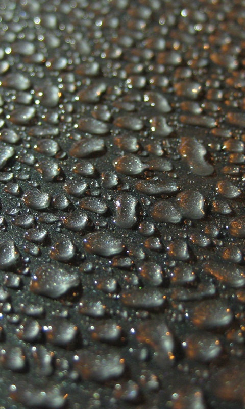 Вода собирается в капли обои