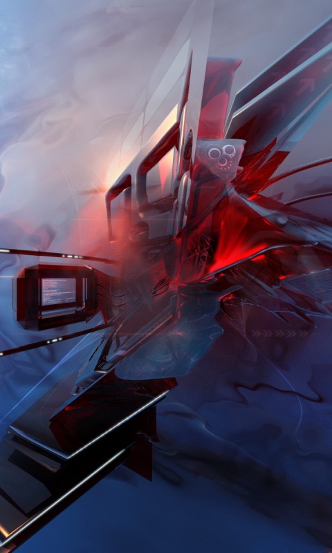 Технологичная абстракция обои