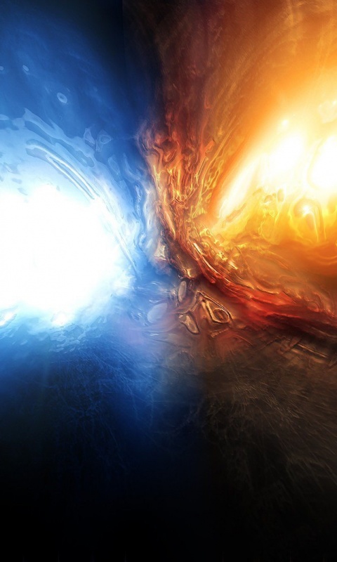 Огонь против льда обои