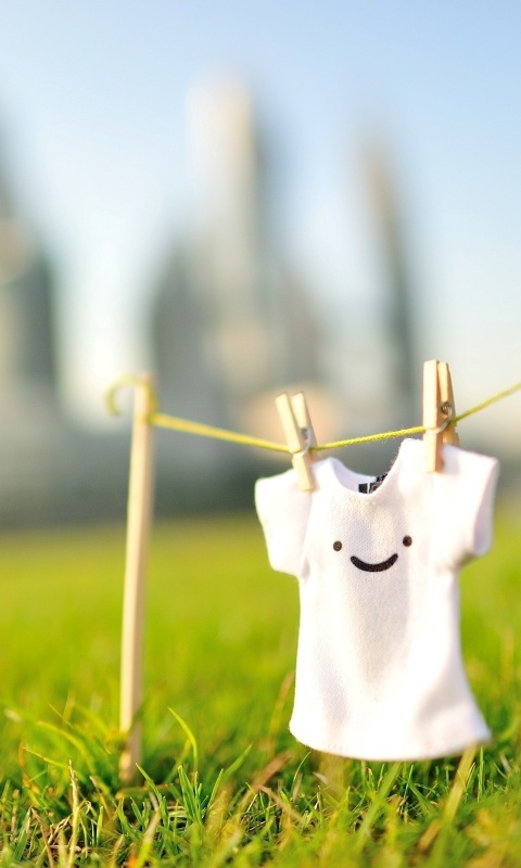 Веселая футболка обои