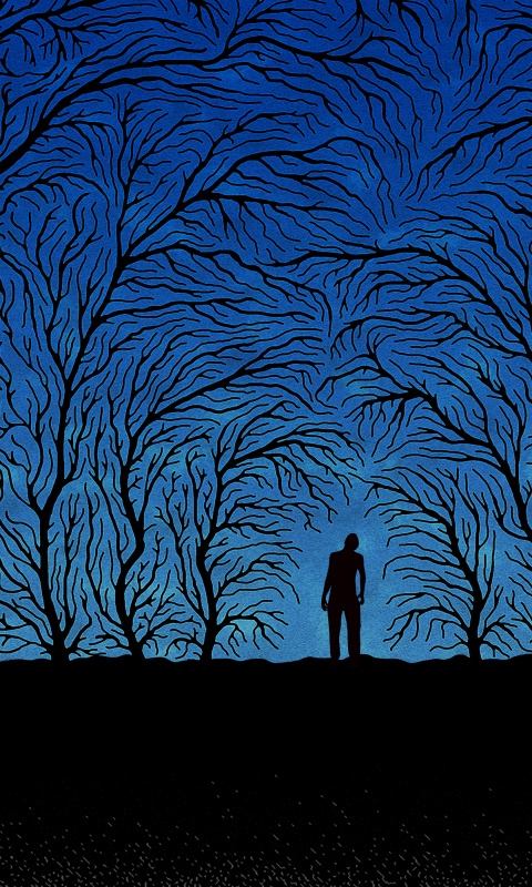 Смыкающиеся деревья обои