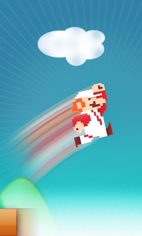 Прыжок Марио обои