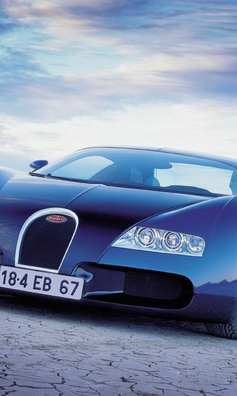 Бугатти в пустыне обои