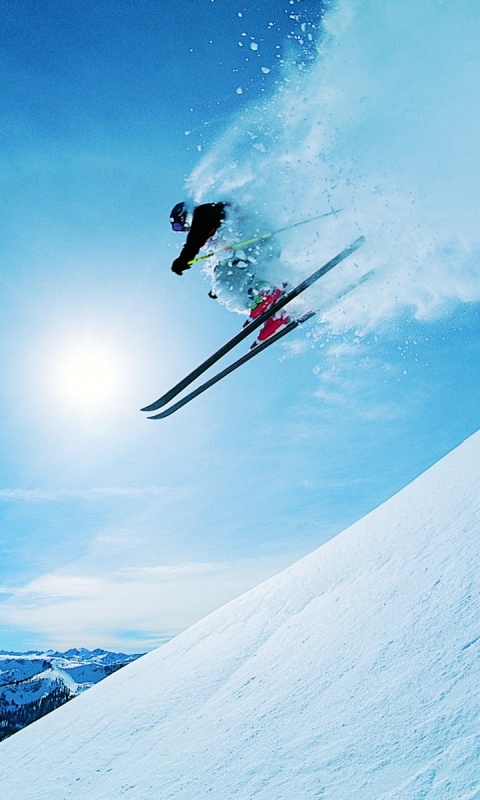 Горнолыжник обои