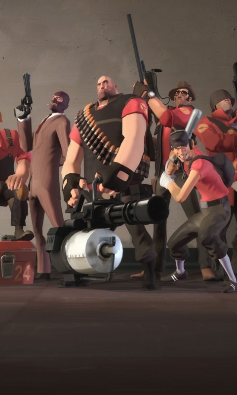 Герои игры Team Fortress 2 обои