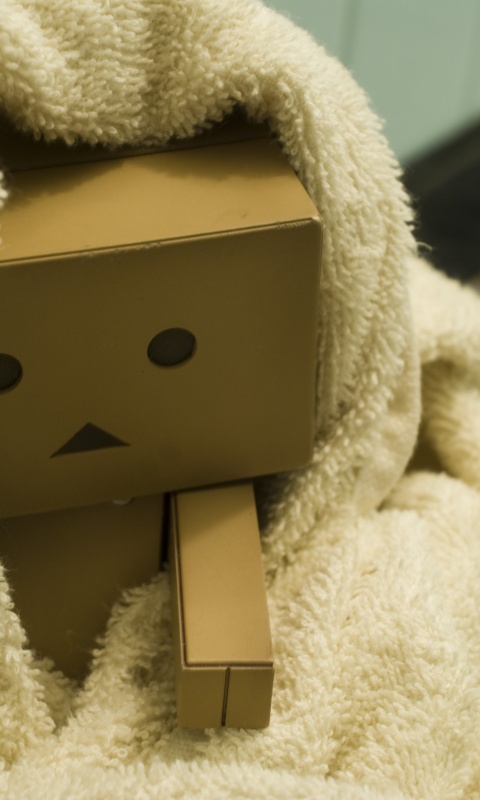 Yotsubato Danbo в полотенце обои
