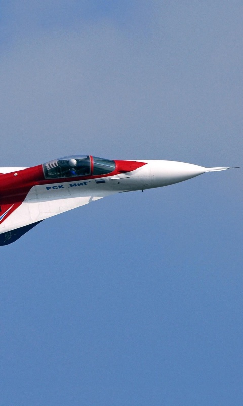 Истребитель МИГ пилотажной группы обои