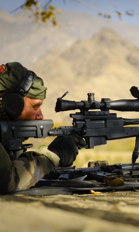 Стрелок в засаде обои