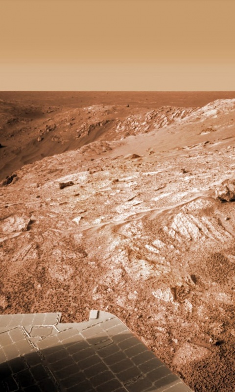 Снимок с марсохода обои