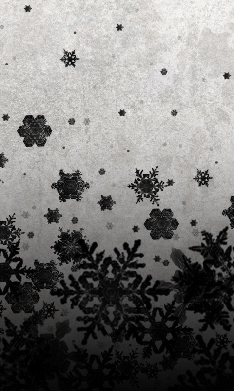 Черный снег обои