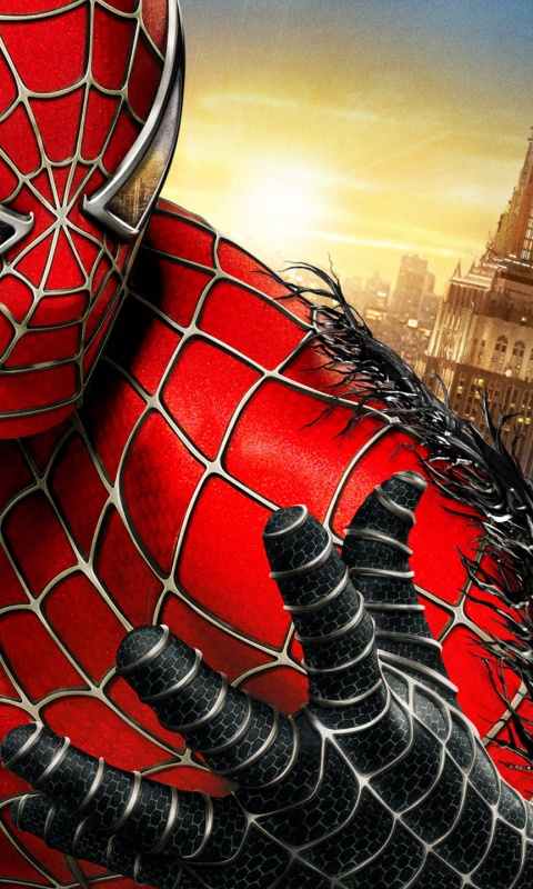 Черный человек-паук обои