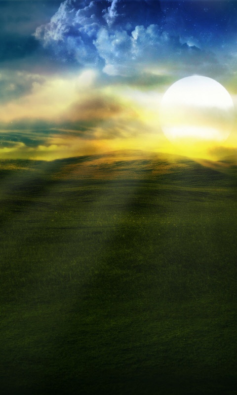 Белое солнце обои