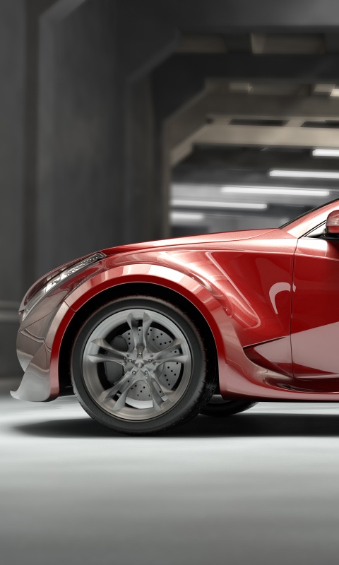 Красный концепт обои