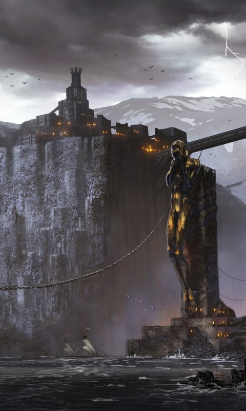 Концепт арт из Dragon Age 2 обои