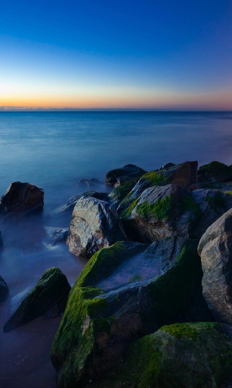 Камни на берегу обои