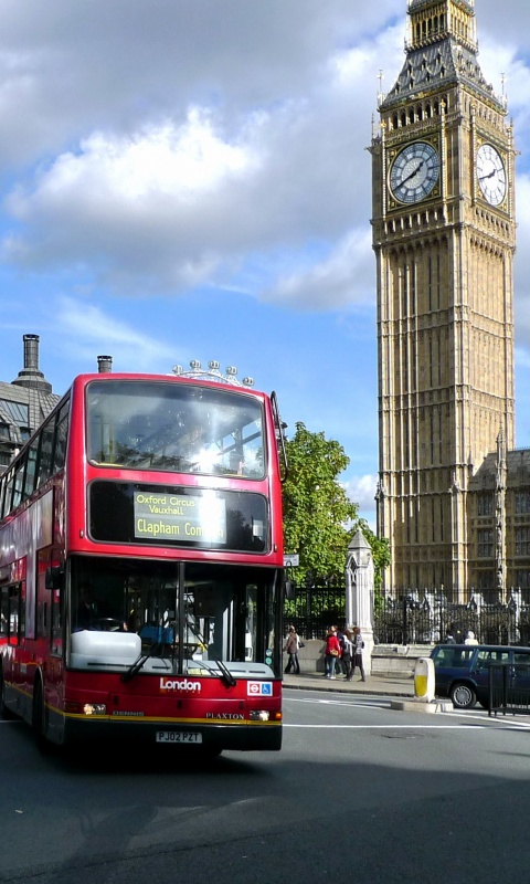 Лондонские автобусы обои