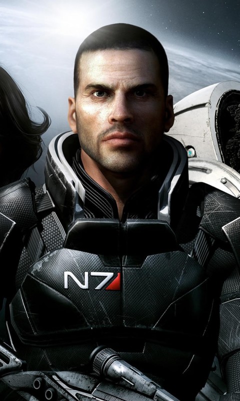 Mass Effect N7 обои