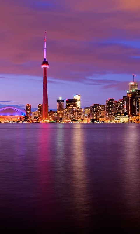 Ночной Торонто обои