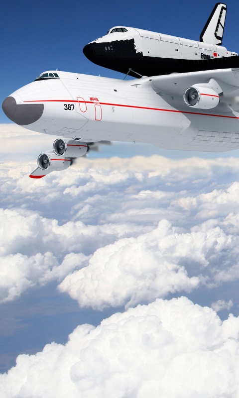 Авиатранспортировка Бурана обои