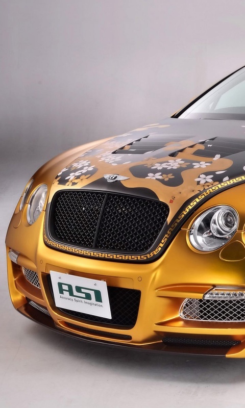 Золотой Бентли обои