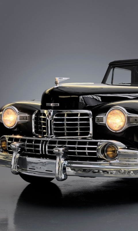 Черный ретро авто обои