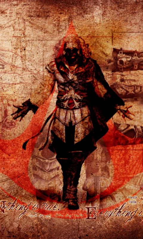 Гравюра Assasins Creed обои