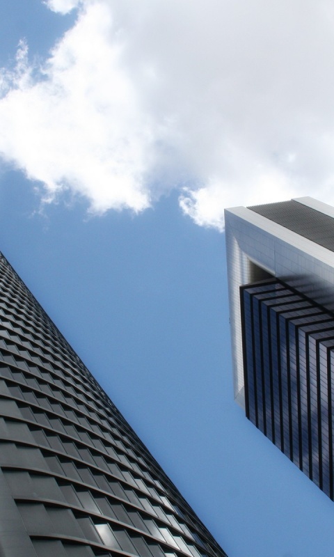 Черные небоскребы обои