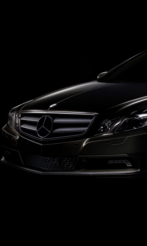 Черный Мерседес обои