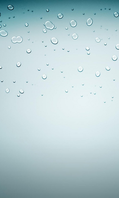Капли на светлом фоне обои