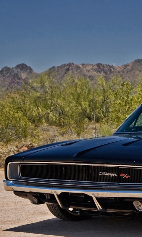 Черный Додж обои