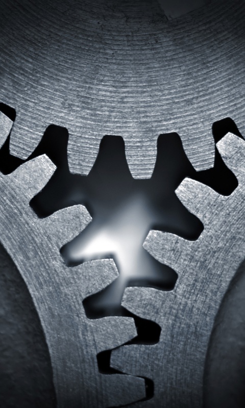 Три сцепленных шестерни обои