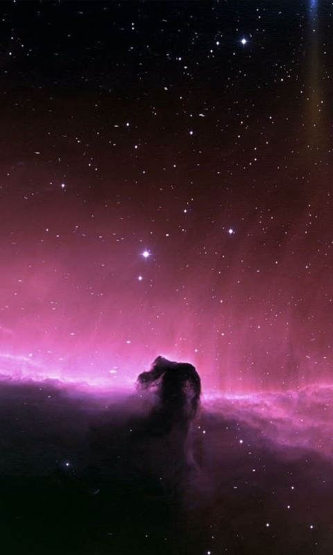 Розовая туманность обои