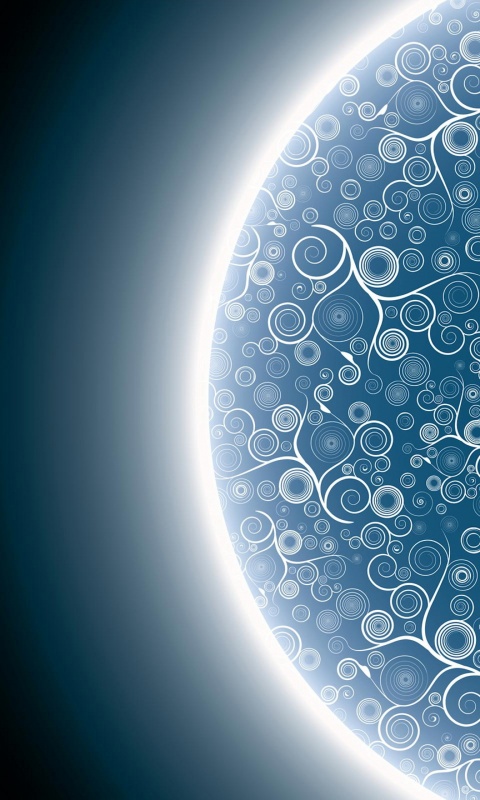 Планета из узоров обои