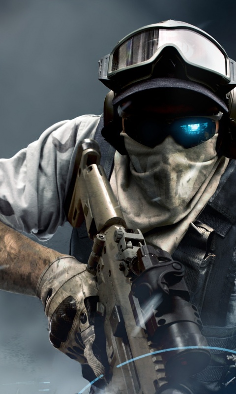 Боец в маске обои