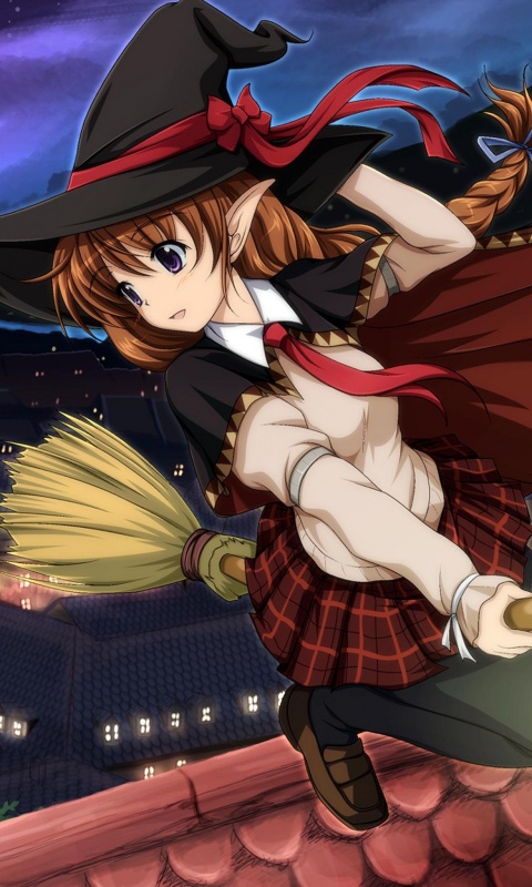 Эльфийская ведьмочка обои