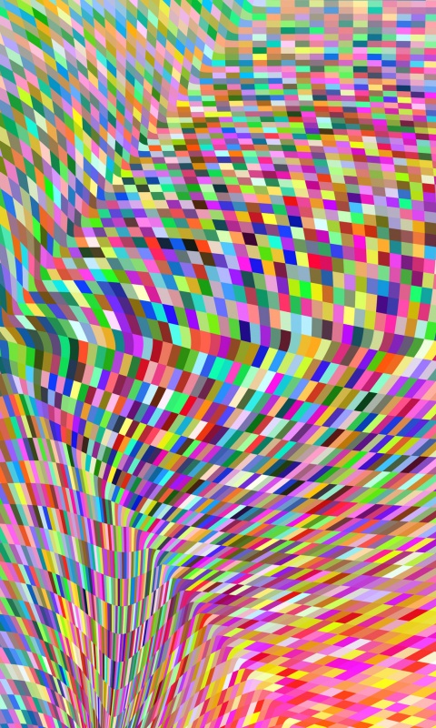 Пиксельная воронка обои