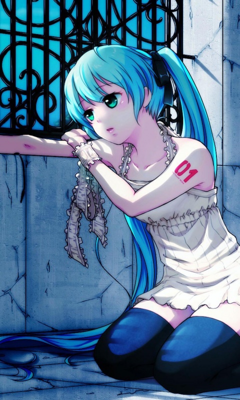 Девушка грустит обои