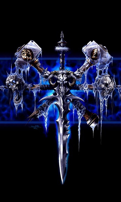 Логотип WarCraft Frothen Throne обои